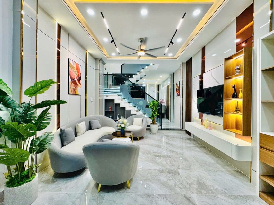 NHÀ ĐẸP HẺM XE HƠI GẦN CHỢ THẠCH ĐÀ GÒ VẤP. - ảnh 4