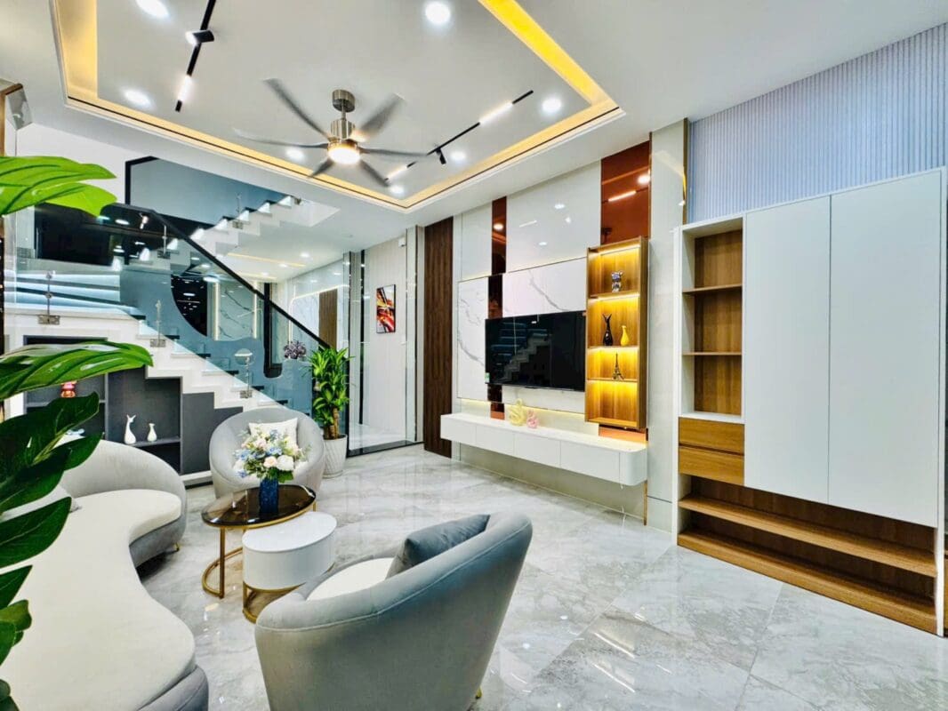 NHÀ ĐẸP HẺM XE HƠI GẦN CHỢ THẠCH ĐÀ GÒ VẤP. - ảnh 5