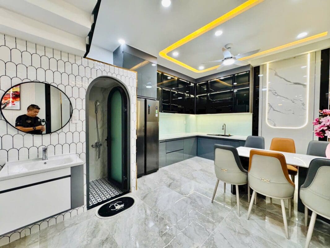 NHÀ ĐẸP HẺM XE HƠI GẦN CHỢ THẠCH ĐÀ GÒ VẤP. - ảnh 13