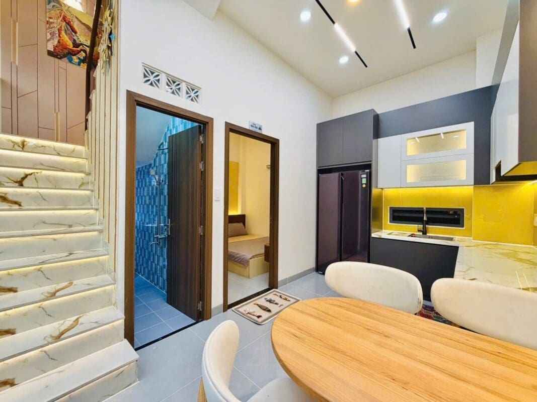 NHÀ PHỐ XINH 3 TẦNG CÓ PN TRỆT•BỀ NGANG GẦN 6M NHỈNH 5 TỶ GẦN CHỢ XÓM MỚI P13 - ảnh 10