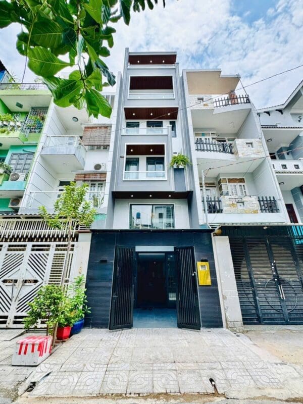 NHÀ PHỐ KHU ĐỒNG BỘ XÂY MỚI 6 TẦNG THANG MÁY • GẦN EMART PHAN HUY ÍCH P14 - ảnh 1