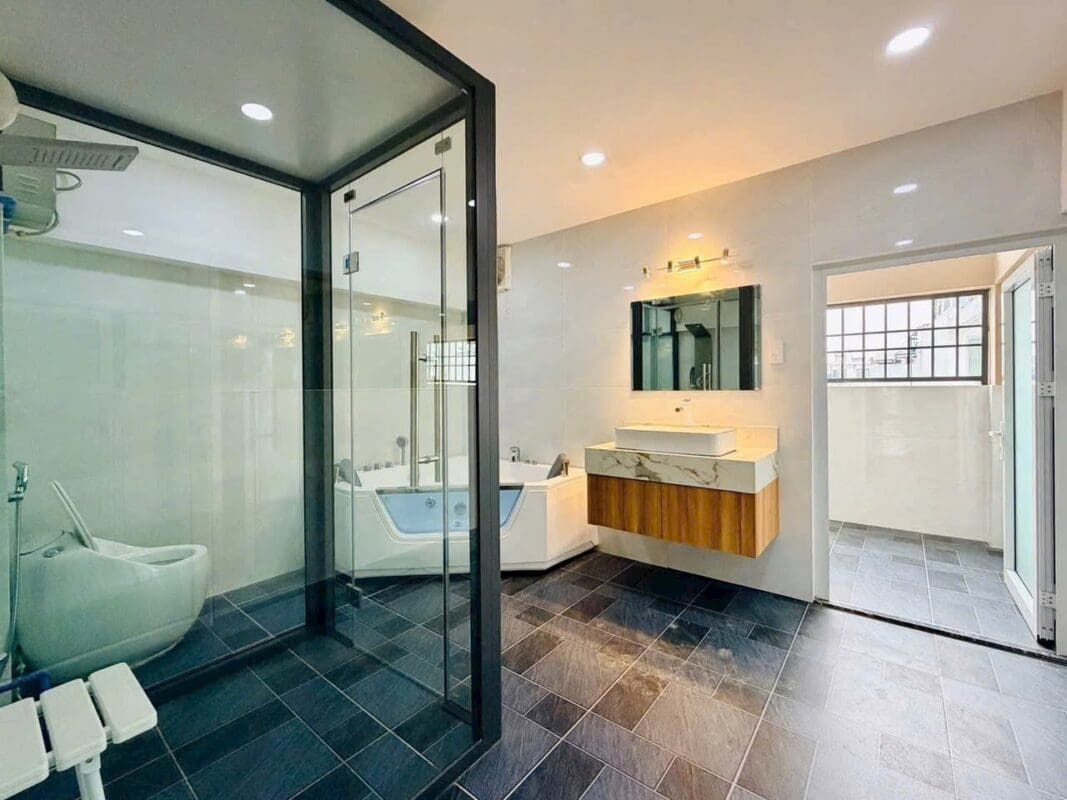CẶP NHÀ TÂN CỔ ĐIỂN 6 TẦNG THANG MÁY• GẦN CV LÀNG HOA P9 GÒ VẤP - ảnh 28